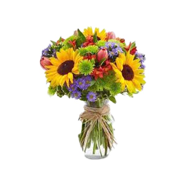 mixed-flowers-in-vase